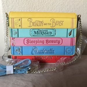 Loungefly Disney Princess Books Classics Crossbody Bag
